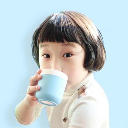 BIO-PE 유아 어린이 실리콘 머그 사탕수수 친환경 아기 물 컵-비보트