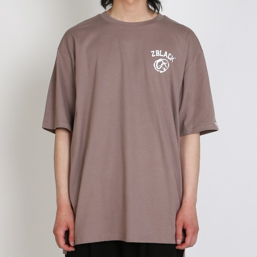 [100% 오가닉] OX ARCH SMALL GRAPHIC 반팔 티셔츠 ASH BROWN-비보트