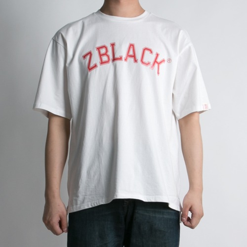 [100% 오가닉] FULL LOGO APPLIQUE ARCH VERSION 반팔 티셔츠 WHITE - RED GRAPHIC-비보트
