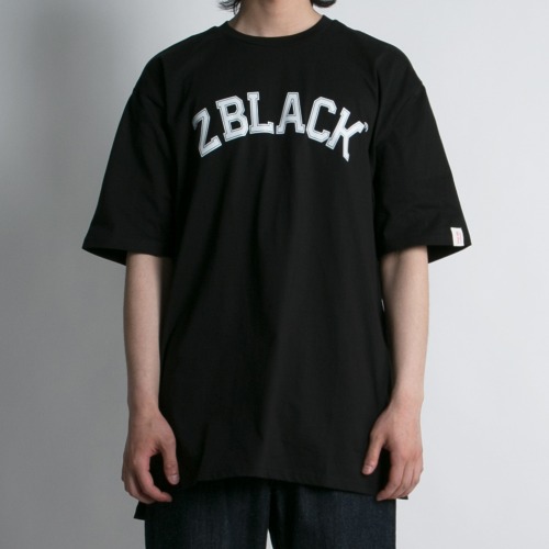 [100% 오가닉] FULL LOGO APPLIQUE ARCH VERSION 반팔 티셔츠 BLACK-비보트